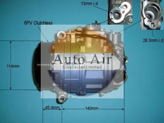 Auto Air Gloucester 14-6256P - Компресор, климатизация vvparts.bg