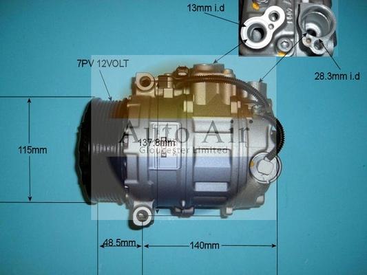 Auto Air Gloucester 14-6258R - Компресор, климатизация vvparts.bg