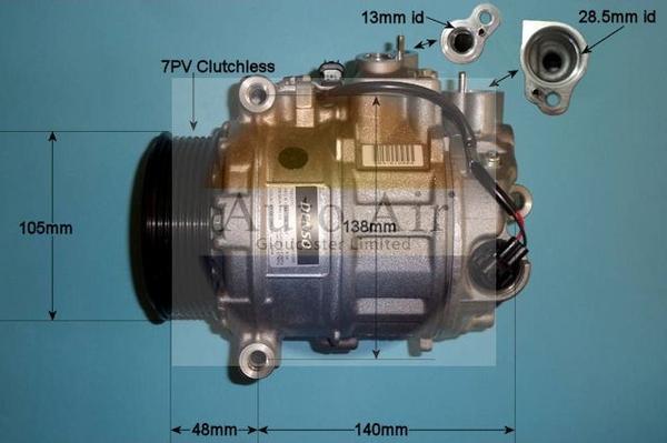 Auto Air Gloucester 14-6204 - Компресор, климатизация vvparts.bg