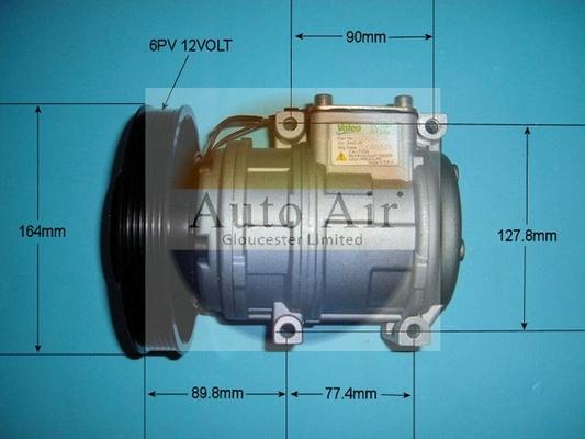 Auto Air Gloucester 14-6214P - Компресор, климатизация vvparts.bg