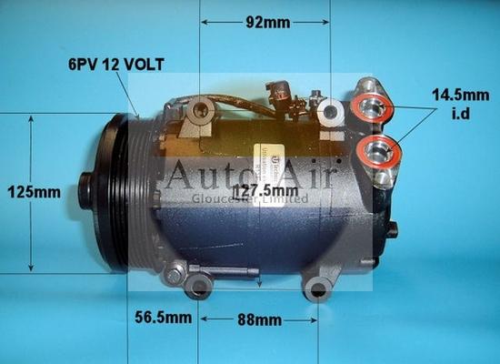 Auto Air Gloucester 14-0098R - Компресор, климатизация vvparts.bg