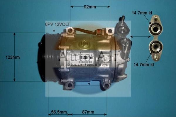 Auto Air Gloucester 14-0098 - Компресор, климатизация vvparts.bg