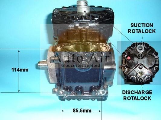 Auto Air Gloucester 14-0004 - Компресор, климатизация vvparts.bg