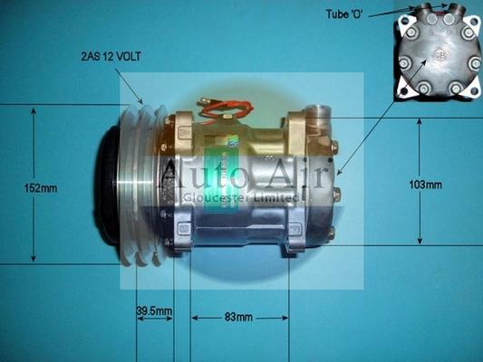 Auto Air Gloucester 14-0011 - Компресор, климатизация vvparts.bg