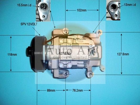 Auto Air Gloucester 14-0086 - Компресор, климатизация vvparts.bg