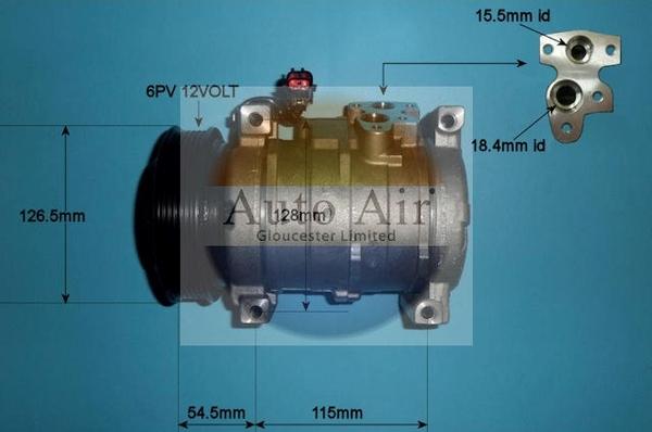 Auto Air Gloucester 14-0088 - Компресор, климатизация vvparts.bg