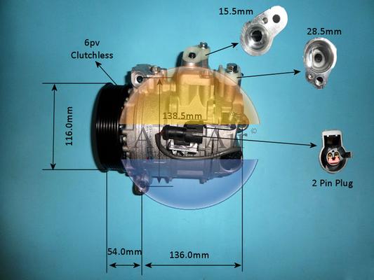 Auto Air Gloucester 14-0039p - Компресор, климатизация vvparts.bg