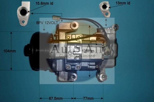 Auto Air Gloucester 14-0079p - Компресор, климатизация vvparts.bg