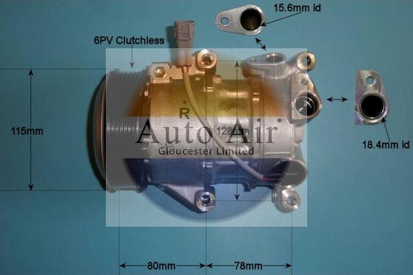 Auto Air Gloucester 14-0195 - Компресор, климатизация vvparts.bg