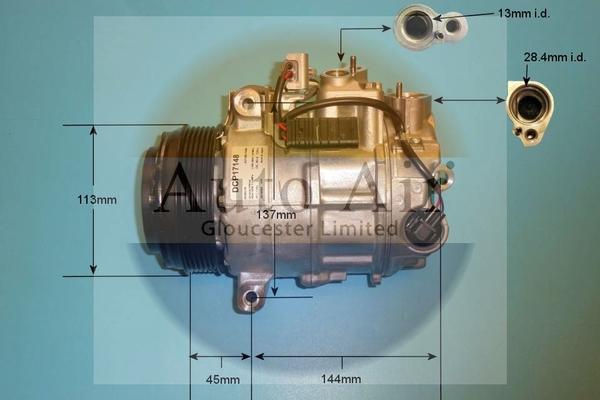 Auto Air Gloucester 14-0198 - Компресор, климатизация vvparts.bg