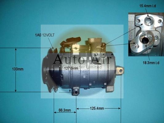 Auto Air Gloucester 14-0186 - Компресор, климатизация vvparts.bg