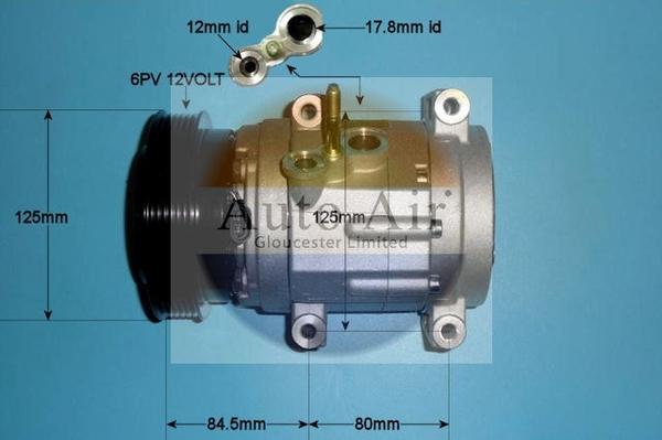 Auto Air Gloucester 14-0187 - Компресор, климатизация vvparts.bg