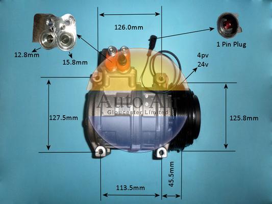 Auto Air Gloucester 14-0349 - Компресор, климатизация vvparts.bg