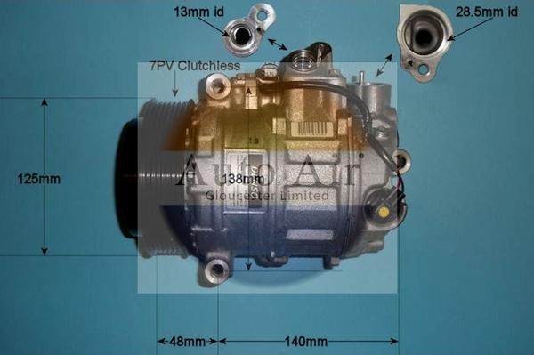 Auto Air Gloucester 14-0308 - Компресор, климатизация vvparts.bg