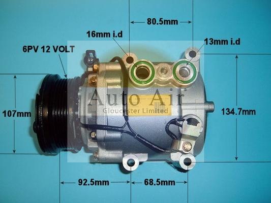 Auto Air Gloucester 14-0325 - Компресор, климатизация vvparts.bg