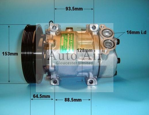 Auto Air Gloucester 14-0313 - Компресор, климатизация vvparts.bg