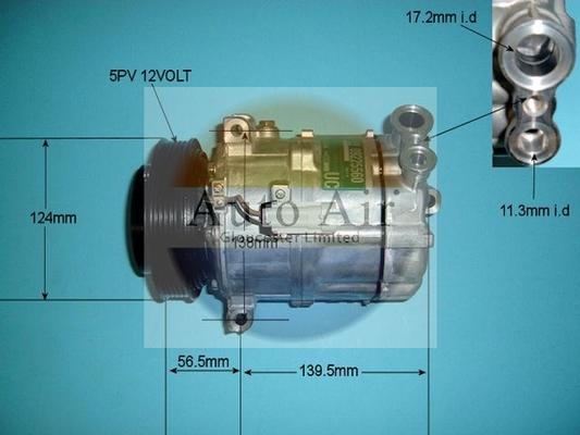 Auto Air Gloucester 14-0335 - Компресор, климатизация vvparts.bg