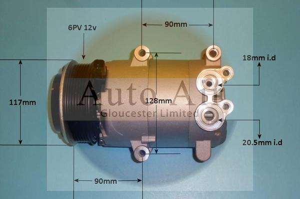 Auto Air Gloucester 14-0326P - Компресор, климатизация vvparts.bg