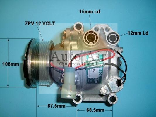 Auto Air Gloucester 14-0258 - Компресор, климатизация vvparts.bg