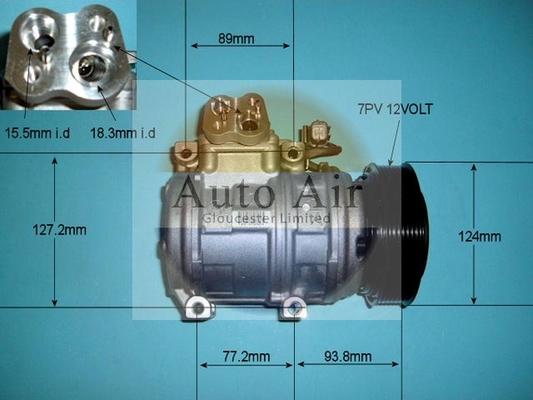 Auto Air Gloucester 14-0257 - Компресор, климатизация vvparts.bg