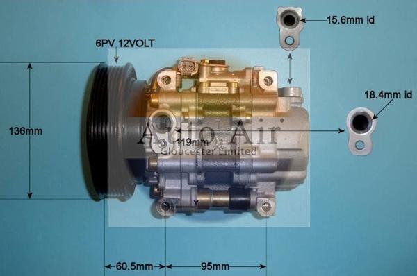 Auto Air Gloucester 14-0226 - Компресор, климатизация vvparts.bg