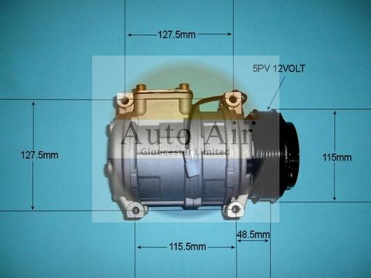 Auto Air Gloucester 14-0750P - Компресор, климатизация vvparts.bg