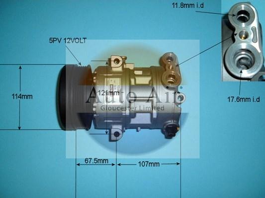 Auto Air Gloucester 14-1446R - Компресор, климатизация vvparts.bg