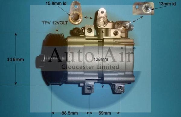 Auto Air Gloucester 14-1441p - Компресор, климатизация vvparts.bg