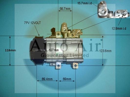 Auto Air Gloucester 14-1441 - Компресор, климатизация vvparts.bg