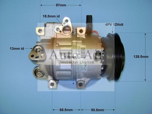 Auto Air Gloucester 14-1457 - Компресор, климатизация vvparts.bg