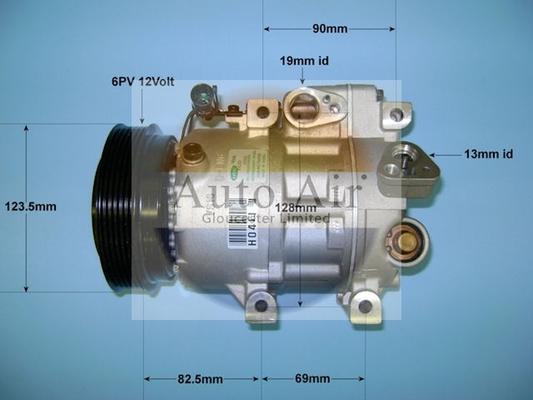 Auto Air Gloucester 14-1460 - Компресор, климатизация vvparts.bg