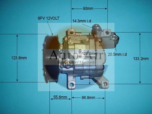 Auto Air Gloucester 14-1439R - Компресор, климатизация vvparts.bg