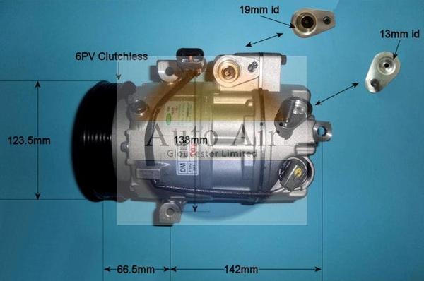 Auto Air Gloucester 14-1515 - Компресор, климатизация vvparts.bg