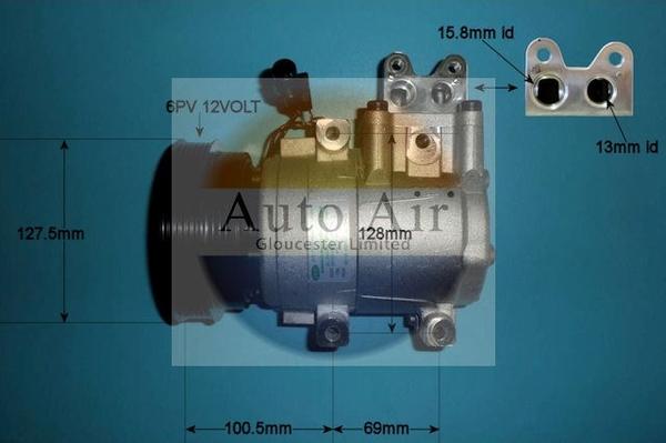 Auto Air Gloucester 14-1040 - Компресор, климатизация vvparts.bg