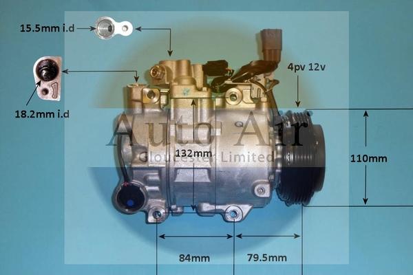 Auto Air Gloucester 14-1058 - Компресор, климатизация vvparts.bg