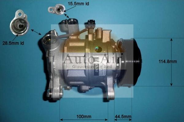 Auto Air Gloucester 14-1052 - Компресор, климатизация vvparts.bg