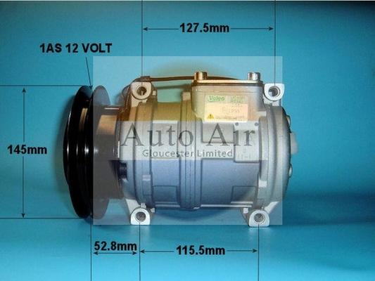 Auto Air Gloucester 14-1001R - Компресор, климатизация vvparts.bg