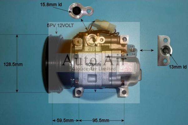 Auto Air Gloucester 14-1019 - Компресор, климатизация vvparts.bg