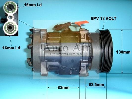 Auto Air Gloucester 14-1011R - Компресор, климатизация vvparts.bg