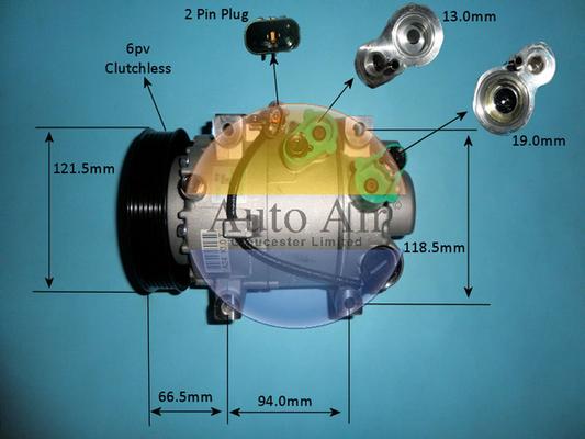 Auto Air Gloucester 14-1071 - Компресор, климатизация vvparts.bg