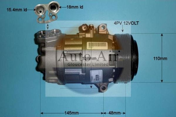 Auto Air Gloucester 14-1146R - Компресор, климатизация vvparts.bg