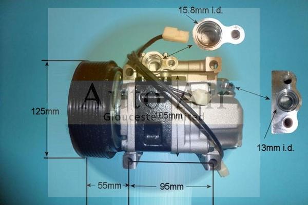 Auto Air Gloucester 14-1140P - Компресор, климатизация vvparts.bg