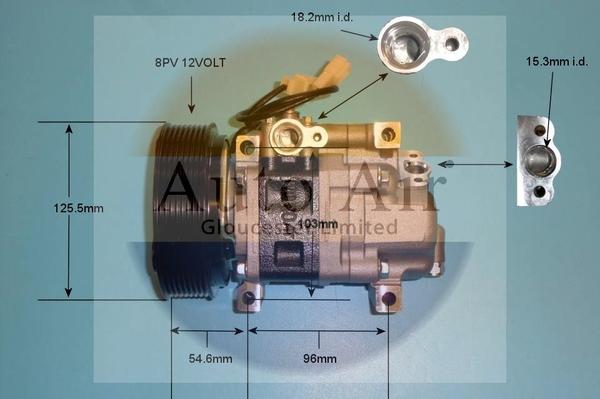 Auto Air Gloucester 14-1141P - Компресор, климатизация vvparts.bg