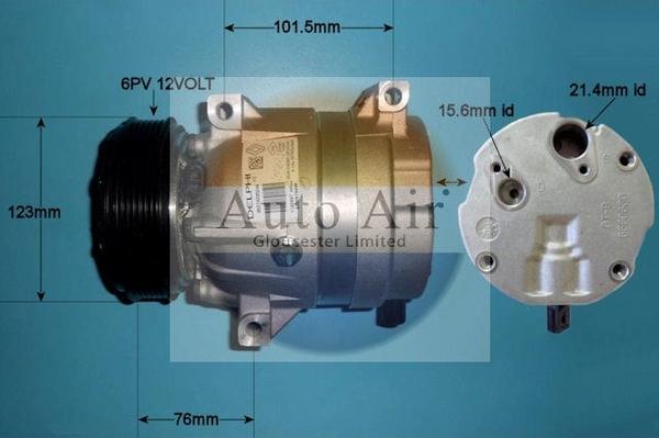 Auto Air Gloucester 14-1104 - Компресор, климатизация vvparts.bg