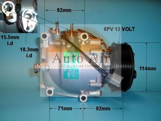 Auto Air Gloucester 14-1185 - Компресор, климатизация vvparts.bg