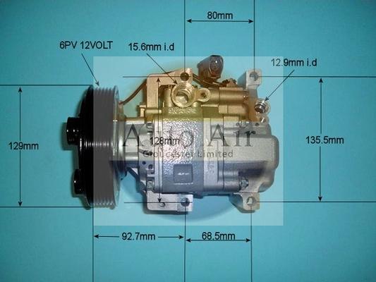 Auto Air Gloucester 14-1134 - Компресор, климатизация vvparts.bg