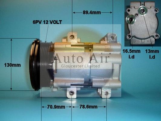 Auto Air Gloucester 14-1136 - Компресор, климатизация vvparts.bg