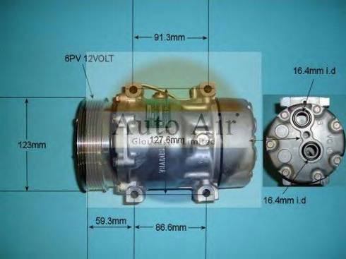 Auto Air Gloucester 14-1132 - Компресор, климатизация vvparts.bg