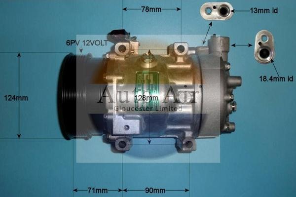 Auto Air Gloucester 14-1137 - Компресор, климатизация vvparts.bg