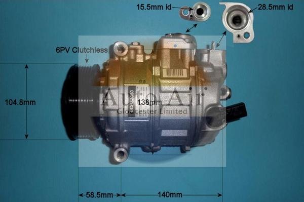 Auto Air Gloucester 14-1126 - Компресор, климатизация vvparts.bg